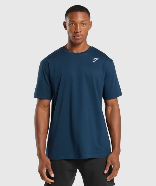 Gymshark T-shirts & Tops*Crest T-Shirt Navy