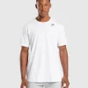 Gymshark T-shirts & Tops*Crest T-Shirt White