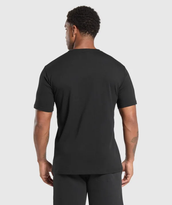 Gymshark T-shirts & Tops*Crest T-Shirt Black