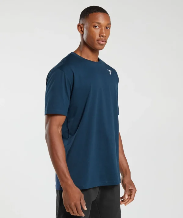 Gymshark T-shirts & Tops*Crest T-Shirt Navy