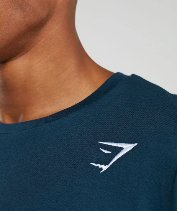 Gymshark T-shirts & Tops*Crest T-Shirt Navy