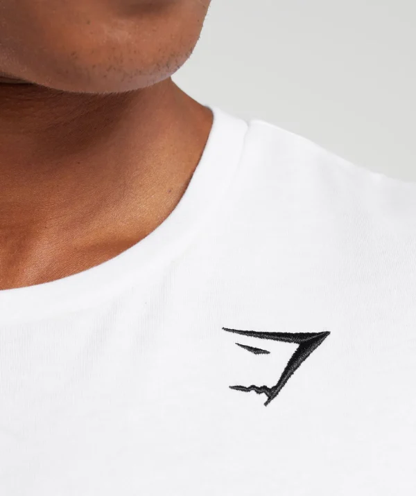 Gymshark T-shirts & Tops*Crest T-Shirt White