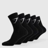 Gymshark Crew Socks*Crew Socks 5pk Black