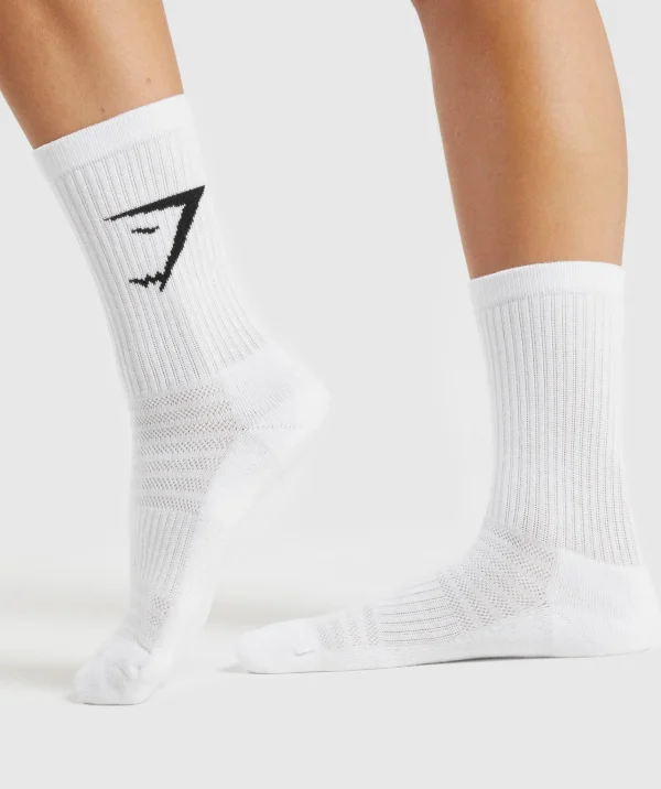 Gymshark Crew Socks*Crew Socks 3pk White