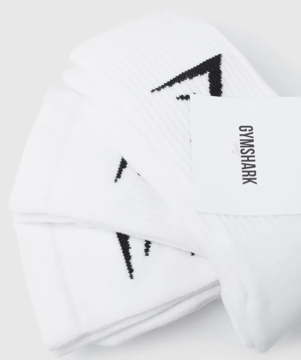 Gymshark Crew Socks*Crew Socks 3pk White