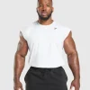 Gymshark Tank Tops | T-shirts & Tops*Critical Cut Off Tank White