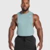 Gymshark Tank Tops*Critical Drop Arm Tank CelesteBlue