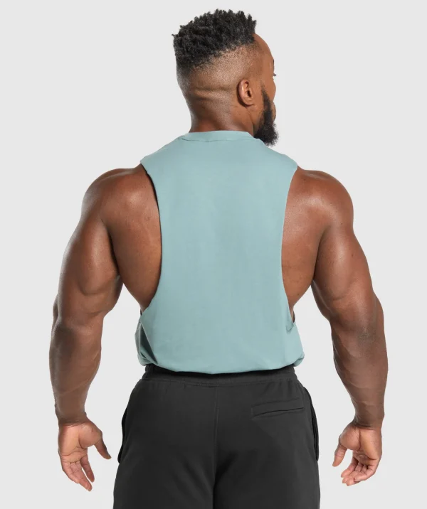 Gymshark Tank Tops*Critical Drop Arm Tank CelesteBlue