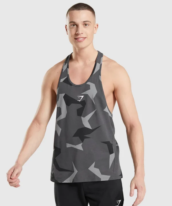 Gymshark Stringers | T-shirts & Tops*Critical Stringer BlackPrint