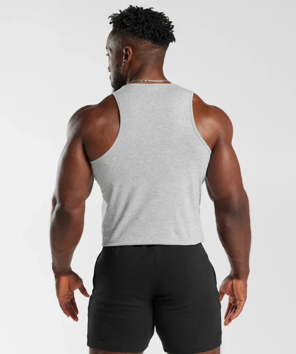 Gymshark Tank Tops*Critical Tank LightGreyMarl