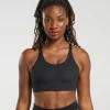 Gymshark Sports Bras*Cross Back Sports Bra Black