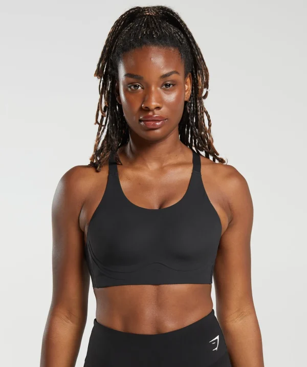 Gymshark Sports Bras*Cross Back Sports Bra Black