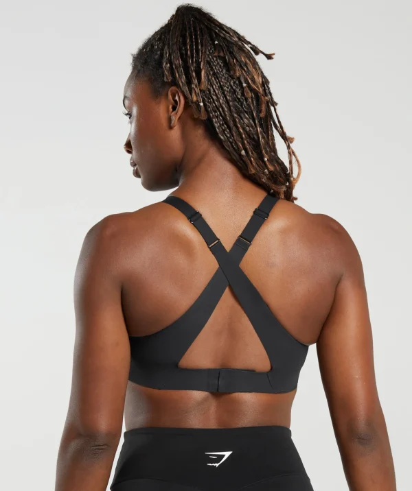 Gymshark Sports Bras*Cross Back Sports Bra Black