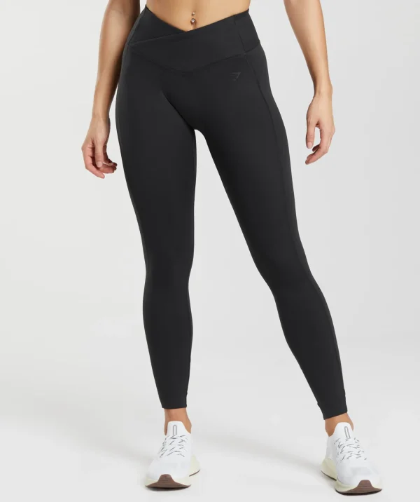 Gymshark Leggings | Black Leggings*Crossover Leggings Black