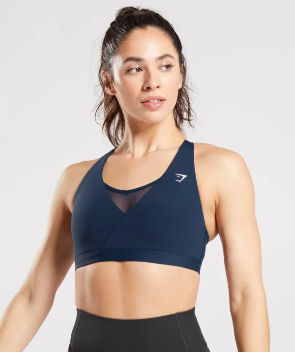 Gymshark Sports Bras*Crossover Sports Bra Navy