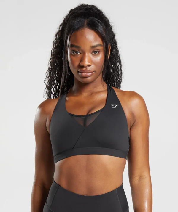 Gymshark Sports Bras*Crossover Sports Bra Black