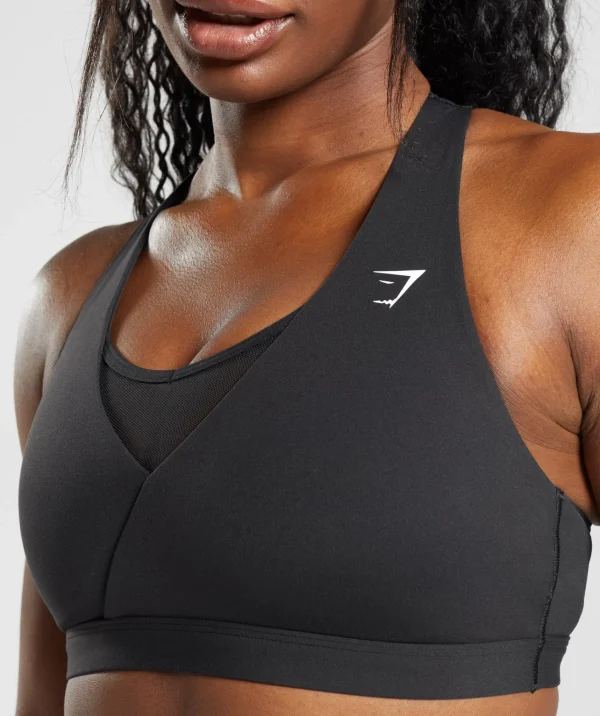 Gymshark Sports Bras*Crossover Sports Bra Black