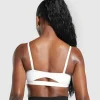 Gymshark Sports Bras*Cut Out Bandeau White