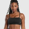 Gymshark Sports Bras*Cut Out Bandeau Black