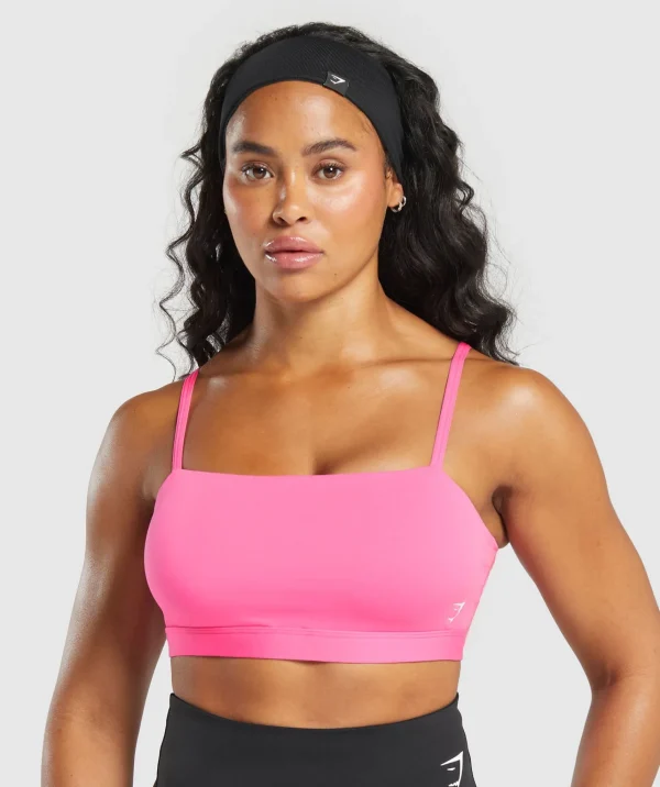 Gymshark Sports Bras*Cut Out Bandeau PhysicalPink