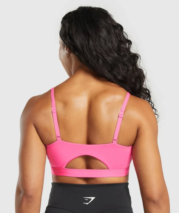 Gymshark Sports Bras*Cut Out Bandeau PhysicalPink