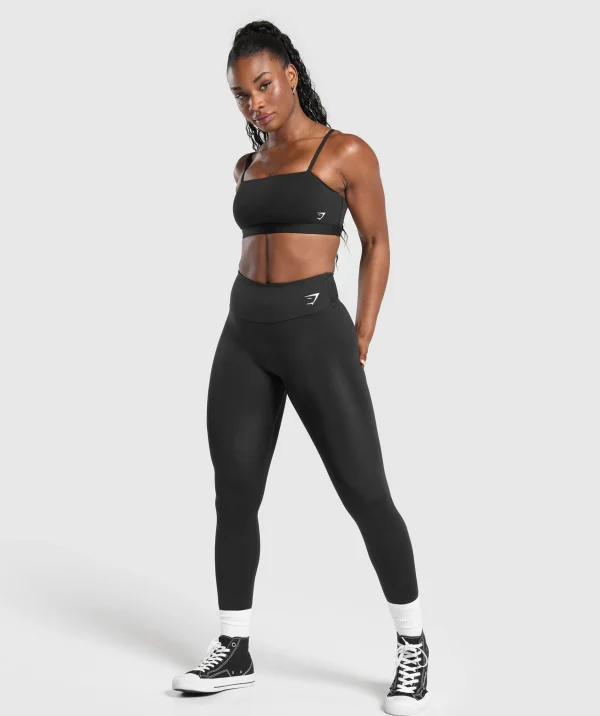 Gymshark Sports Bras*Cut Out Bandeau Black