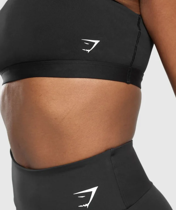 Gymshark Sports Bras*Cut Out Bandeau Black