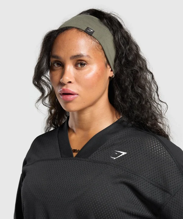 Gymshark Headbands & Hair Accessories*Diffuse Single Layer Sweat Headband BaseGreen