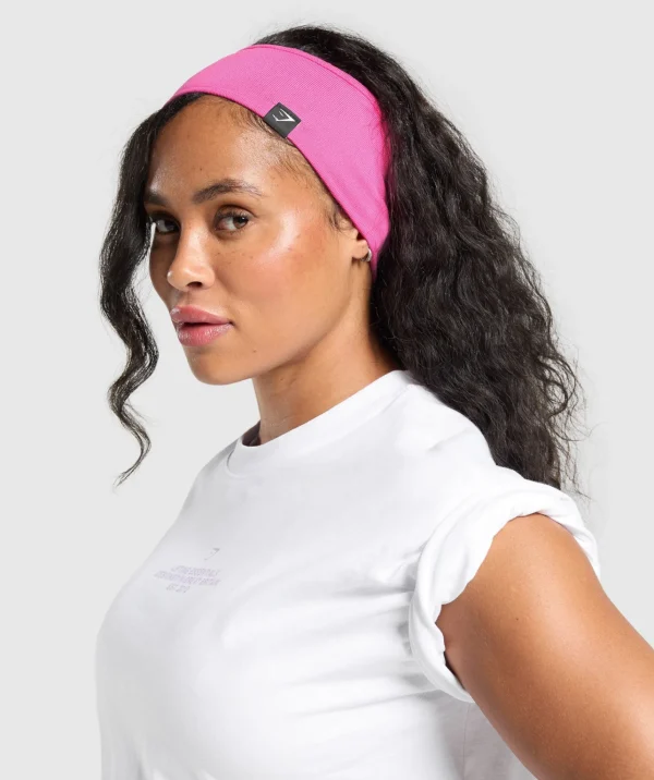 Gymshark Headbands & Hair Accessories*Diffuse Single Layer Sweat Headband FetchPink