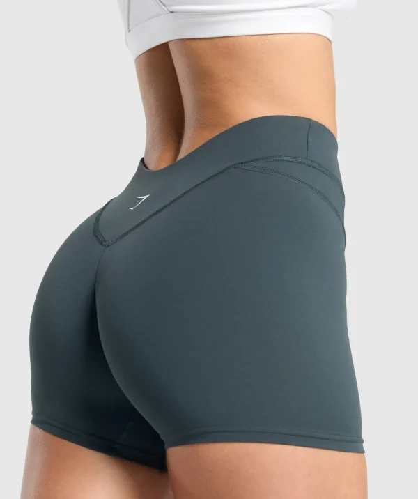 Gymshark Shorts*Dipped Waistband Shorts DarkestTeal