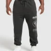 Gymshark Joggers & Sweatpants*Distressed Graphic Joggers BlackAcidWash