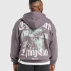 Gymshark Hoodies & Sweatshirts*Doberman Graphic Hoodie BrushedPurple