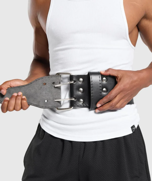 Gymshark Lifting Equipment*Double Prong Lifting Belt Black