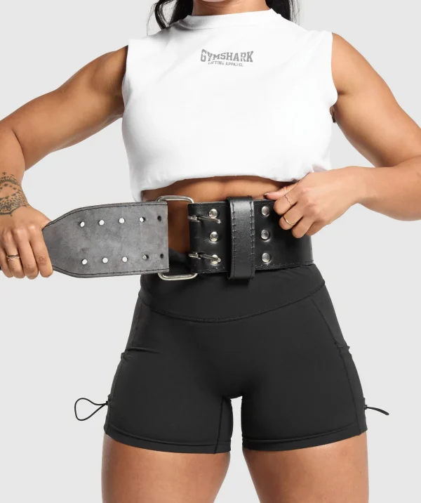 Gymshark Lifting Equipment*Double Prong Lifting Belt Black