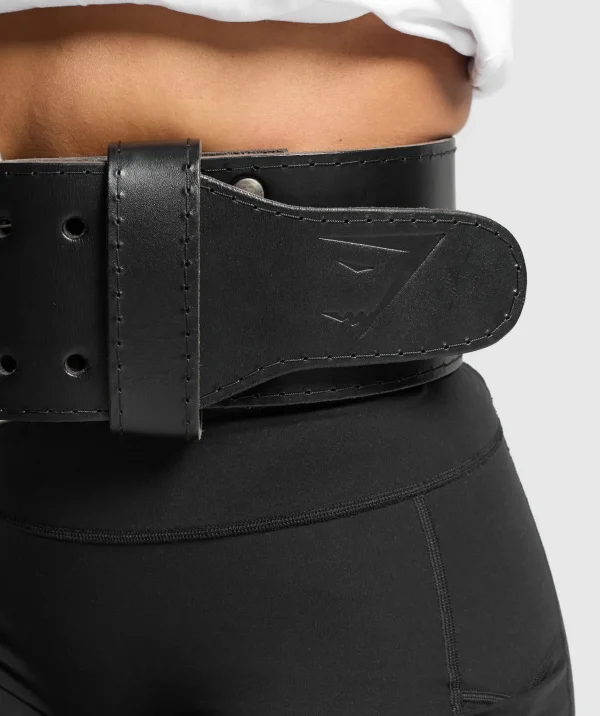 Gymshark Lifting Equipment*Double Prong Lifting Belt Black