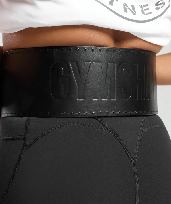 Gymshark Lifting Equipment*Double Prong Lifting Belt Black