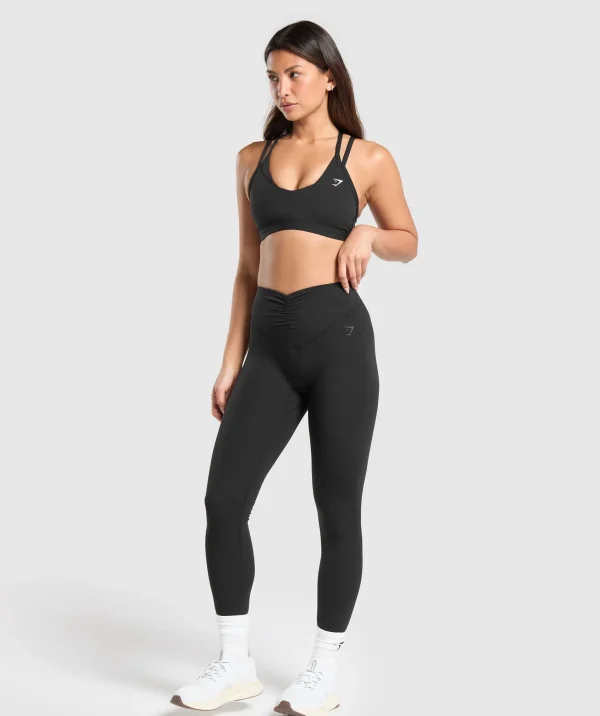 Gymshark Sports Bras*Double Up Sports Bra Black