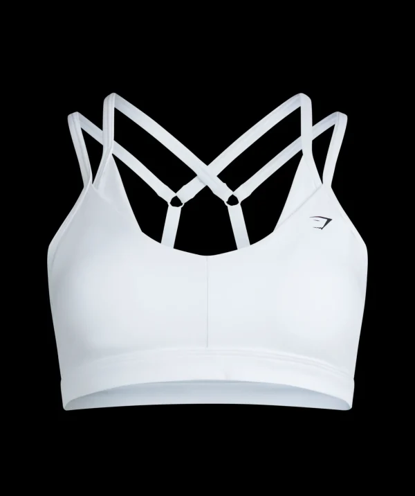 Gymshark Sports Bras*Double Up Sports Bra White