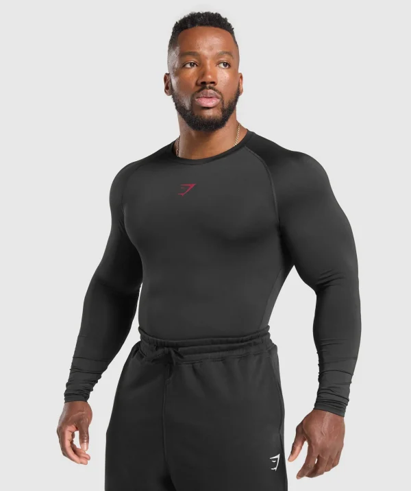 Gymshark T-shirts & Tops*Element Long Sleeve T-Shirt Black