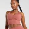 Gymshark Sports Bras*Elevate Longline Sports Bra RoseBrown