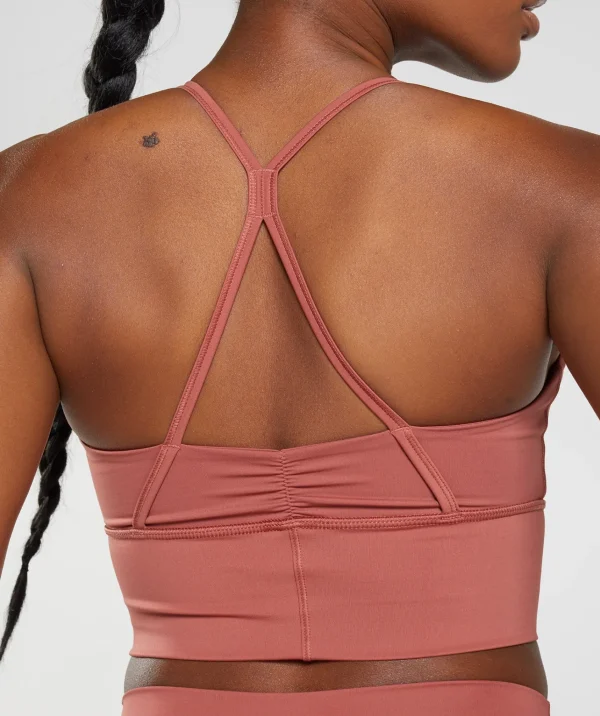 Gymshark Sports Bras*Elevate Longline Sports Bra RoseBrown