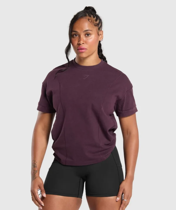 Gymshark T-shirts & Tops*Elevated Power T-Shirt DepthPurple