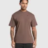 Gymshark T-shirts & Tops*Essential Oversized T-Shirt WalnutBrown