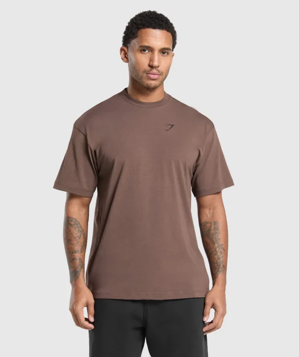 Gymshark T-shirts & Tops*Essential Oversized T-Shirt WalnutBrown