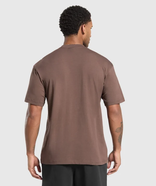 Gymshark T-shirts & Tops*Essential Oversized T-Shirt WalnutBrown