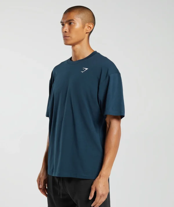 Gymshark T-shirts & Tops*Essential Oversized T-Shirt Navy