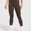 Gymshark Leggings*Everyday Foldover Leggings ArchiveBrown