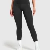 Gymshark Leggings*Everyday Foldover Leggings Black