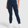 Gymshark Leggings*Everyday Foldover Leggings Navy