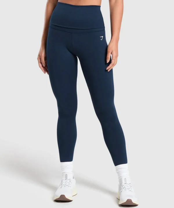 Gymshark Leggings*Everyday Foldover Leggings Navy